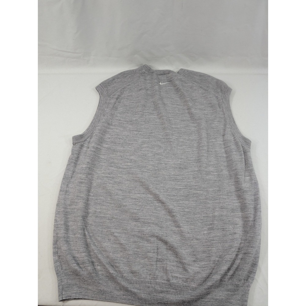 Nike Golf Tour Performance Merino  Wool Blend  Vest‎  XXL Gray Oklahoma Sooners - Picture 9 of 9